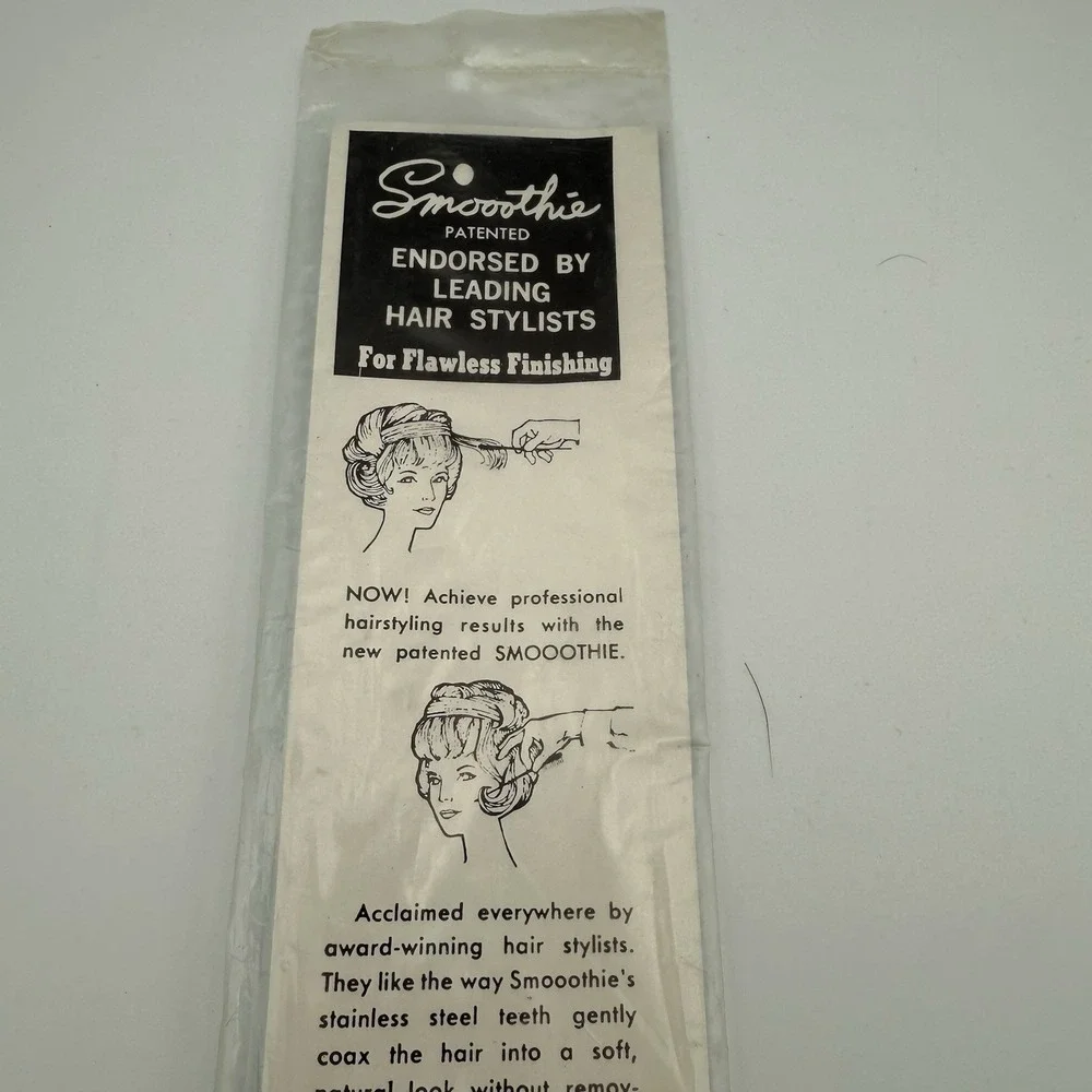 VINTAGE SMOOTHIE Comb‎ Patented Professional Hair Styling Tool Comb Green